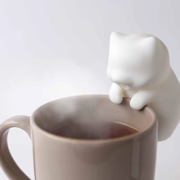 New Cartoon Cat Shape Automatic Air Blower Mini Food Cooling Fan Portable Quicking Cooling Hot Water Tea Rice Dishes Coffee Fans