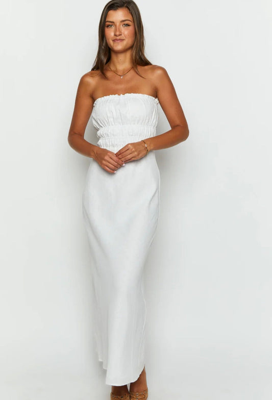 White Cotton Dress | Maxi Dress | Cotton Dress | 100% Organic Cotton | Summer Dress